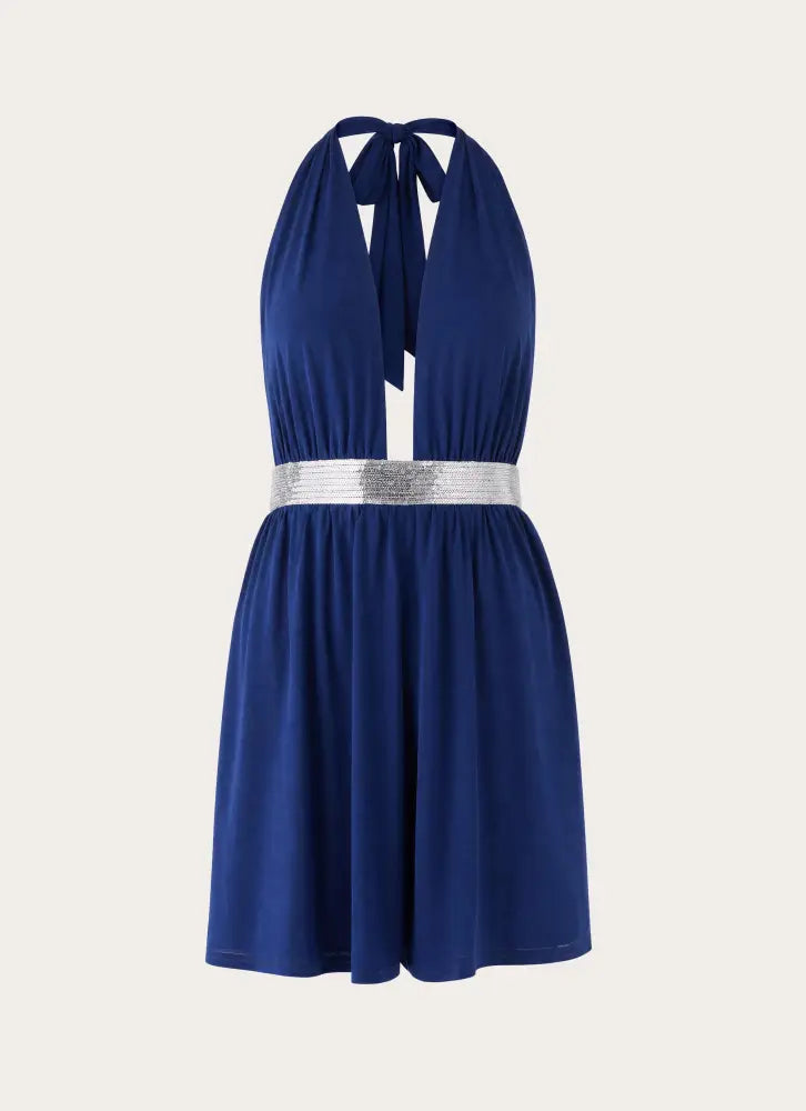Alyvia Mini Dress - Rich Blue - Mini Dresses