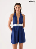 Alyvia Mini Dress - Rich Blue - Mini Dresses