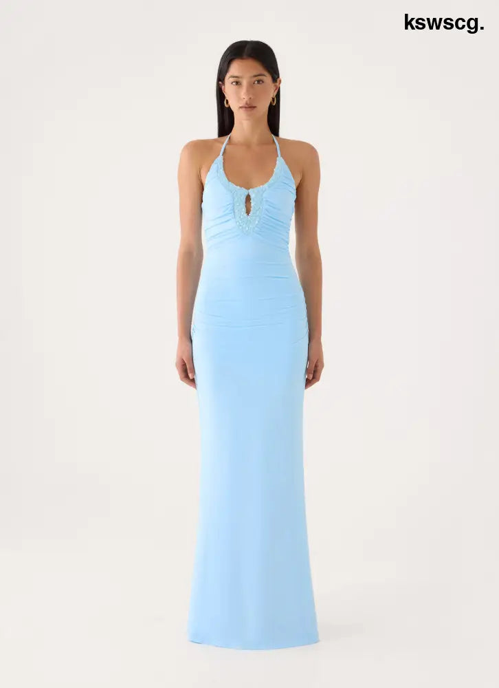 Aminata Maxi Dress - Blue - Maxi Dresses