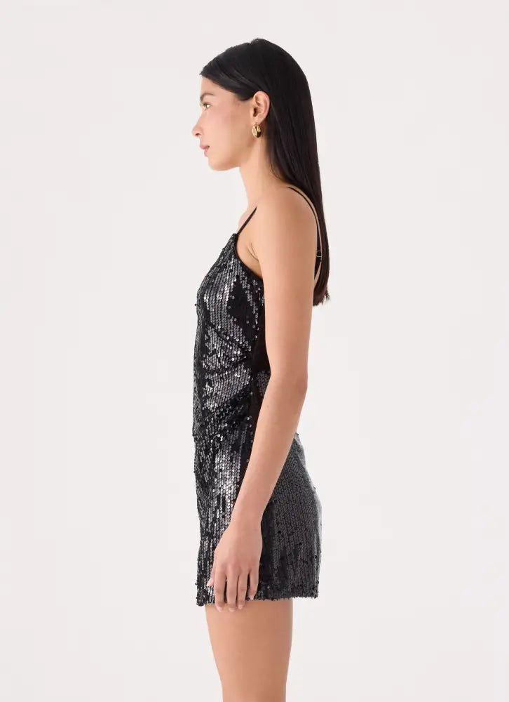 August Mini Dress - Black - Mini Dresses