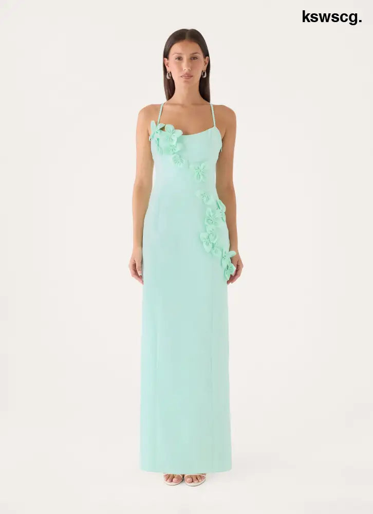 Avenya Maxi Dress - Aqua - Maxi Dresses