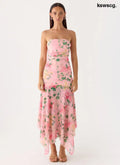 Bingle Midi Dress - Blooming Spring - Midi Dresses