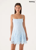 Florine Mini Dress - Blue - Mini Dresses