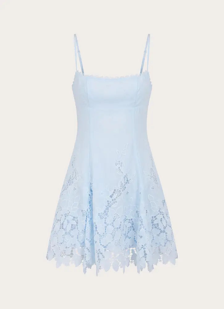 Florine Mini Dress - Blue - Mini Dresses