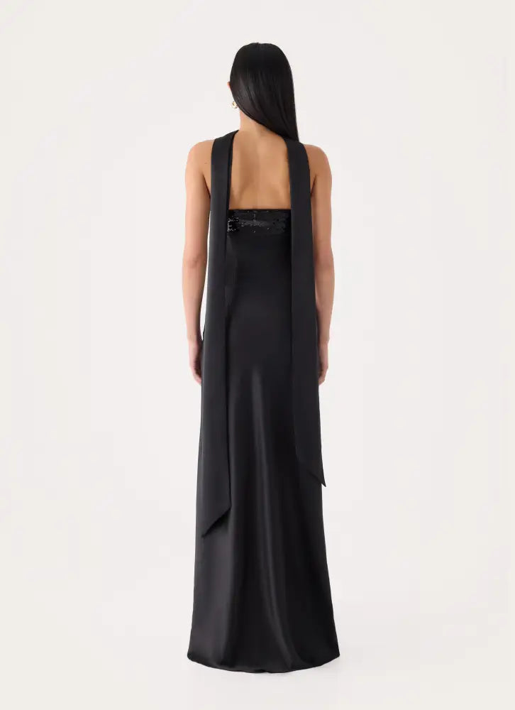 Hush Sequin Maxi Dress - Black - Maxi Dresses