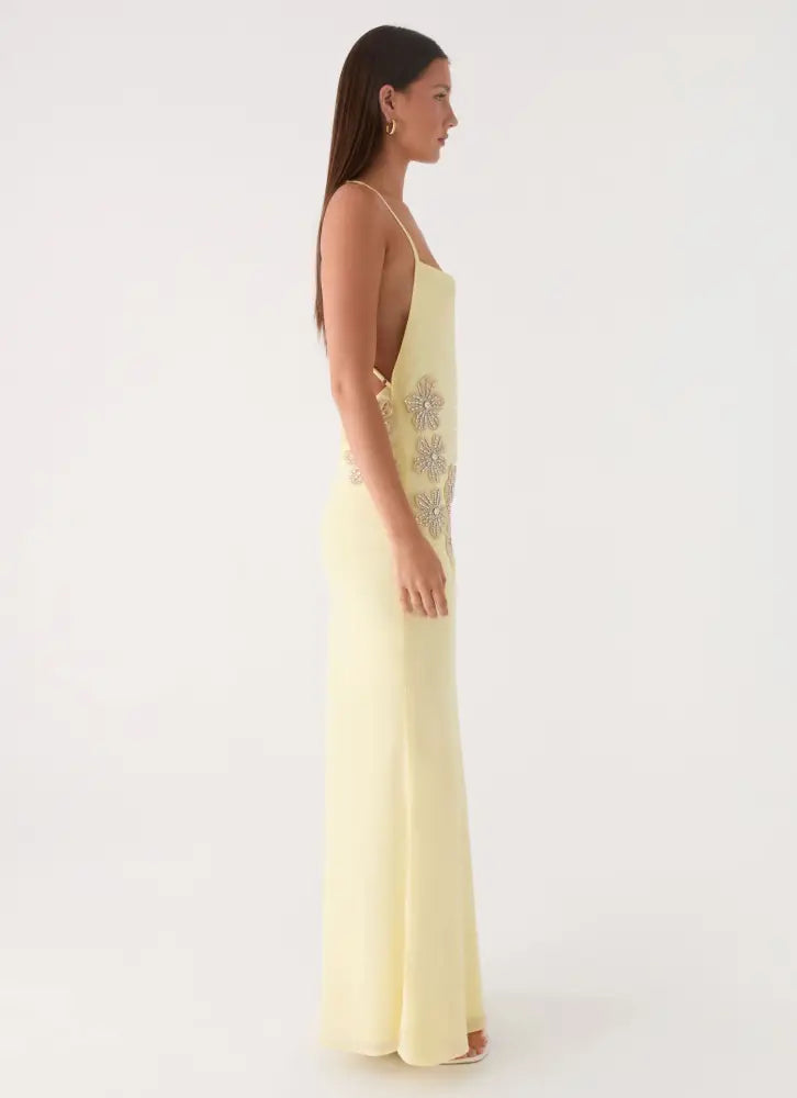 Joella Maxi Dress - Yellow - Maxi Dresses