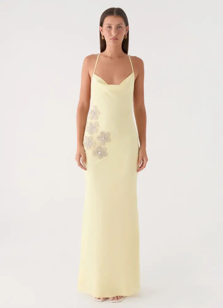 Joella Maxi Dress - Yellow - Maxi Dresses