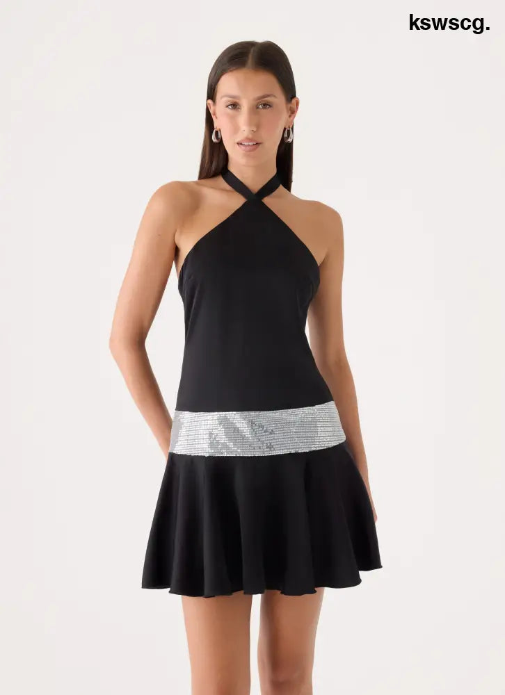 Kaelis Mini Dress - Black - Mini Dresses