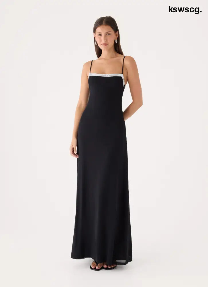 Lauryn Maxi Dress - Black - Maxi Dresses