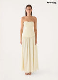 Pinky Up Maxi Dress - Butter Yellow - Maxi Dresses