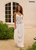 Shooting Love Maxi Dress - White - Maxi Dresses