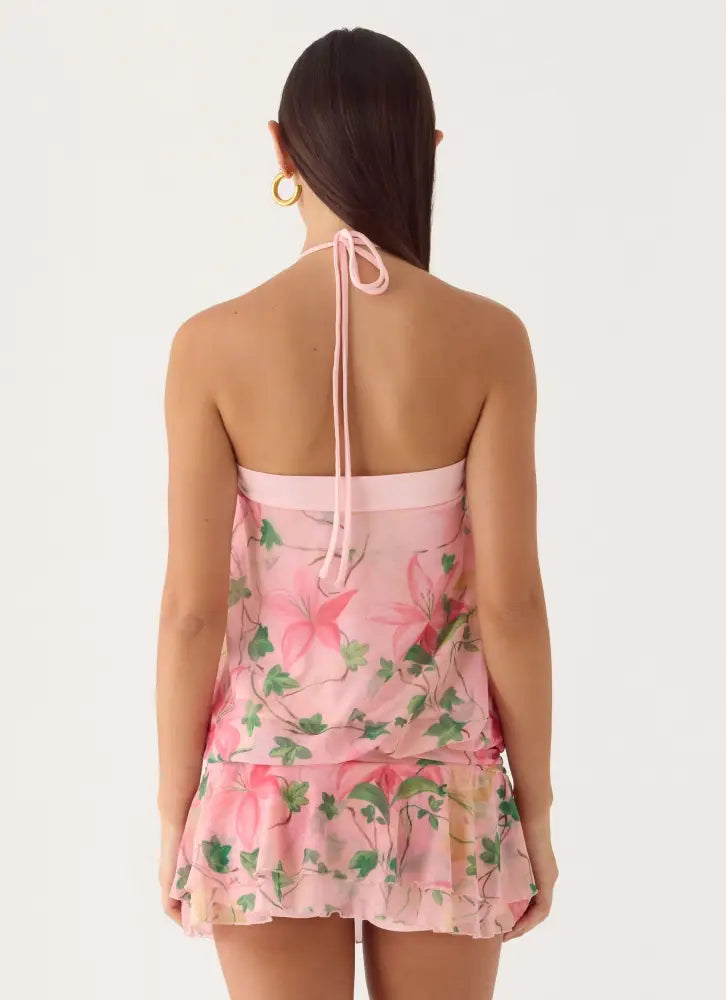 Telling You Mini Dress - Blooming Spring - Mini Dresses